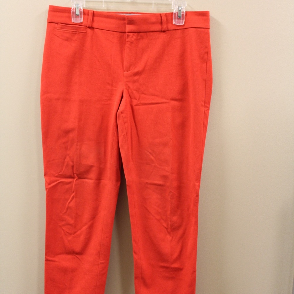 Banana Republic Sloan Skinny-Fit Pant in Coral